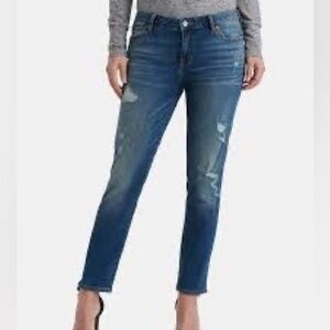 Lucky Brand Lolita Skinny Ankle Distressed Denim Jeans